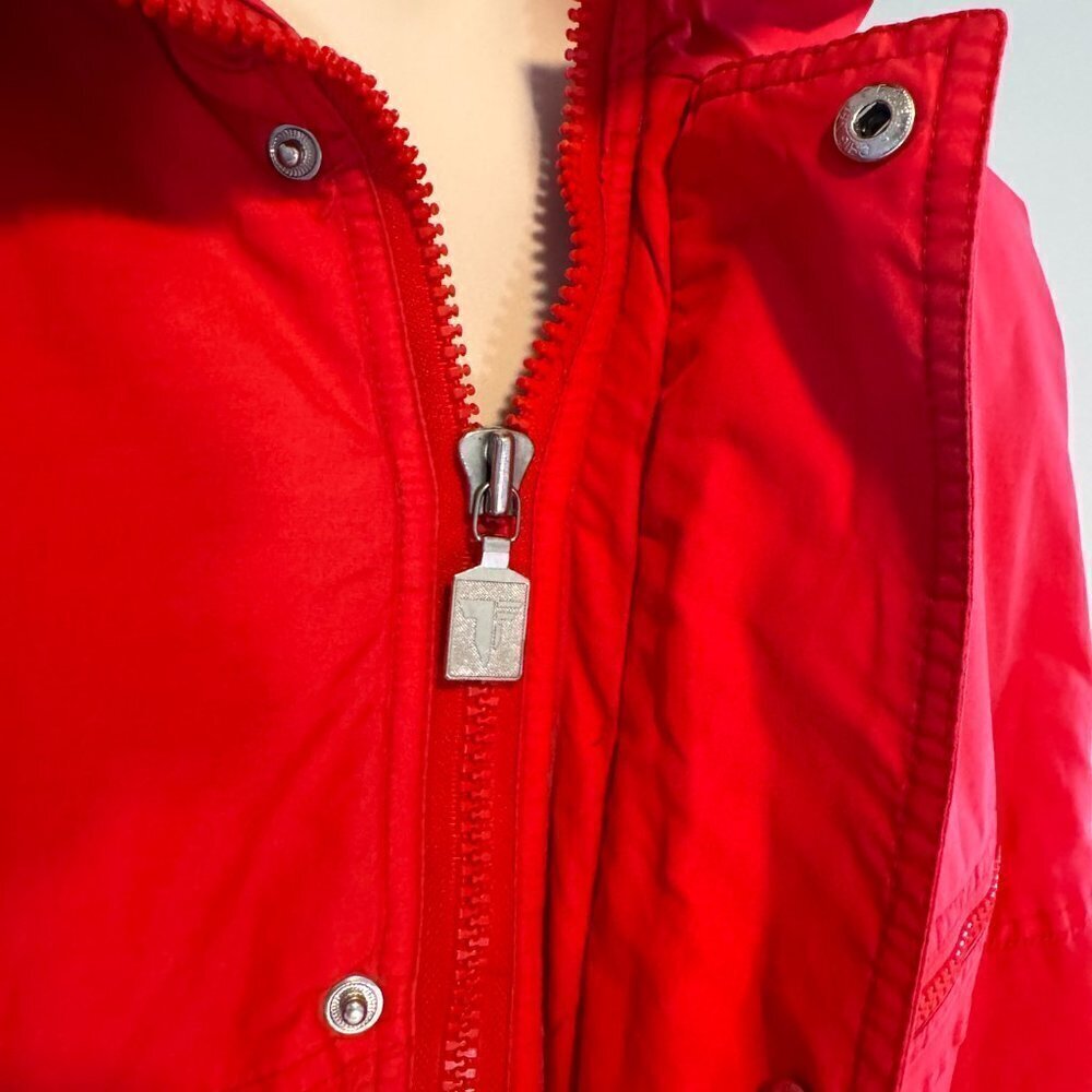 Vintage Tyrolia Bright Red 90's Puffy Ski Jacket - Picture 3 of 12